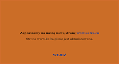 Desktop Screenshot of kafra.pl
